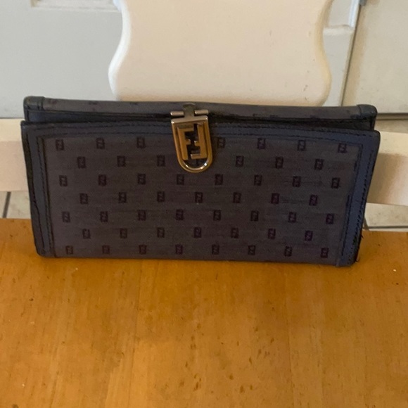 Fendi Handbags - Fendi Vintage Trifold Wallet